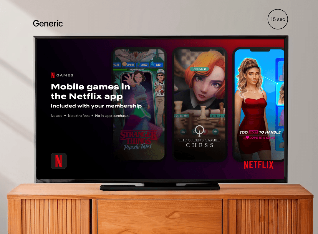 Netflix TV screensaver